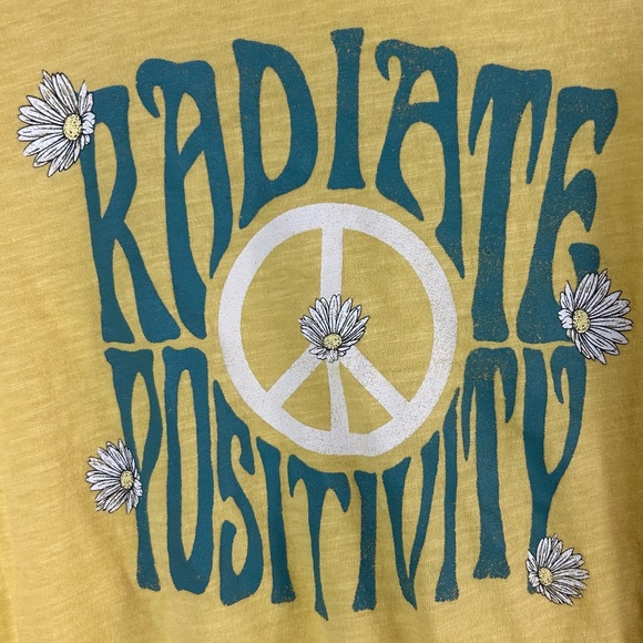 Wildfox Radiate Positivity T-Shirt Size XL - Picture 2 of 13